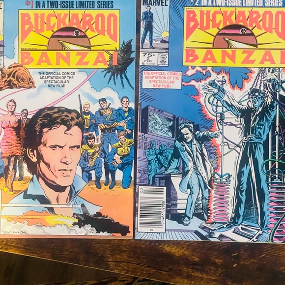 Vintage Comic Book! Buckaroo Banzai! 1984 Marvel. Complete Set. #1 And #2. - Picture 1 of 3